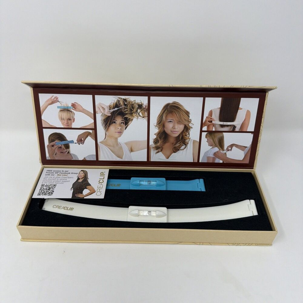 CreaClip Set as Seen on Shark Tank Home Hair Cutting Tool In Original Box